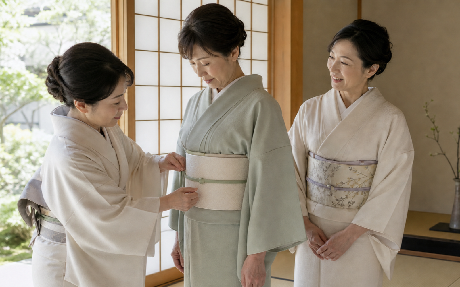 少人数で着付けを学ぶ認定教室